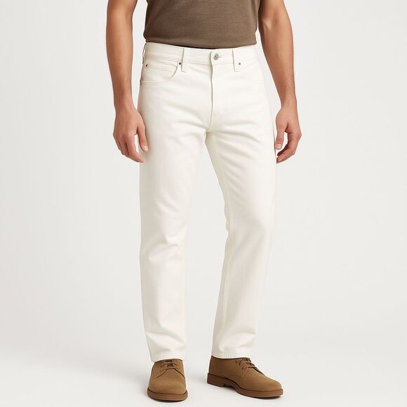 Lauren Ralph Lauren Denim - Lauren Jeans Co Ralph Lauren women Pants White FivePocket Classic Denim  12p 29